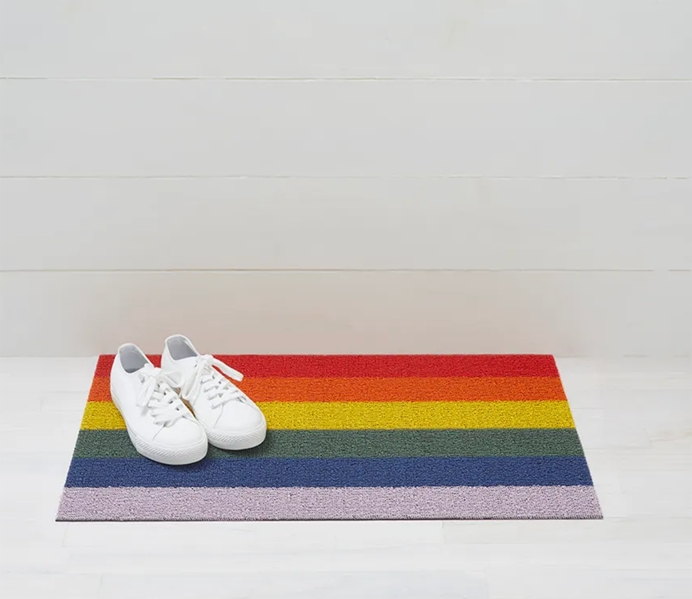 Chilewich Deurmat Pride Stripe Rainbow